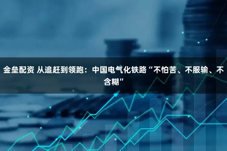 金垒配资 从追赶到领跑：中国电气化铁路“不怕苦、不服输、不含糊”