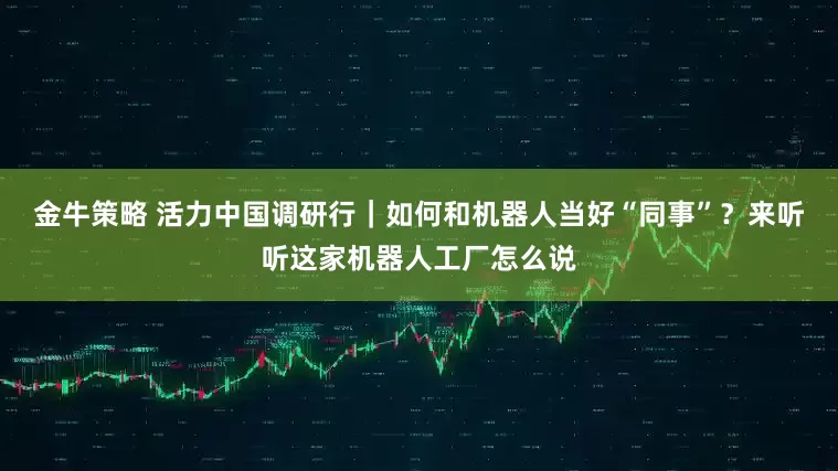 金牛策略 活力中国调研行｜如何和机器人当好“同事”？来听听这家机器人工厂怎么说