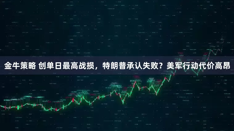 金牛策略 创单日最高战损，特朗普承认失败？美军行动代价高昂