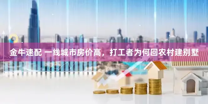 金牛速配 一线城市房价高，打工者为何回农村建别墅
